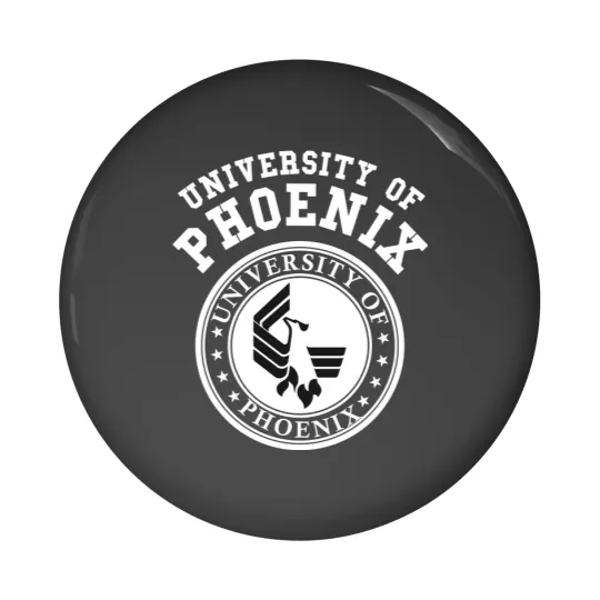 Discover university Of Phoenix Pin Buttons american college Pin Buttons