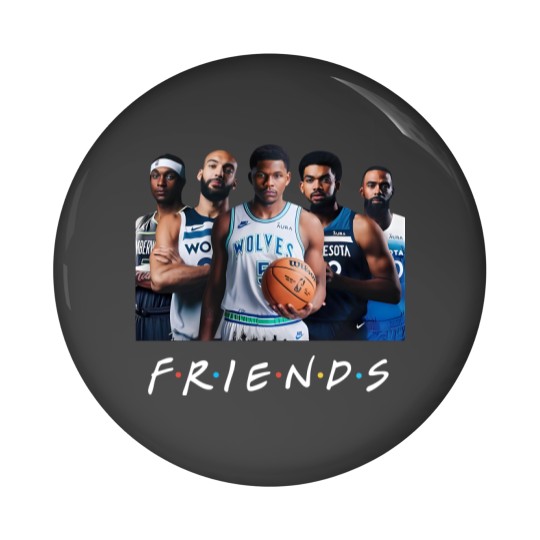 Discover Timberwolves, Friends Pin Buttons, TWolves, Basketball Pin Buttons