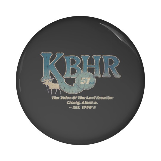 Discover Vintage 90&39;s KBHR Am Northern Exposure Pin Buttons