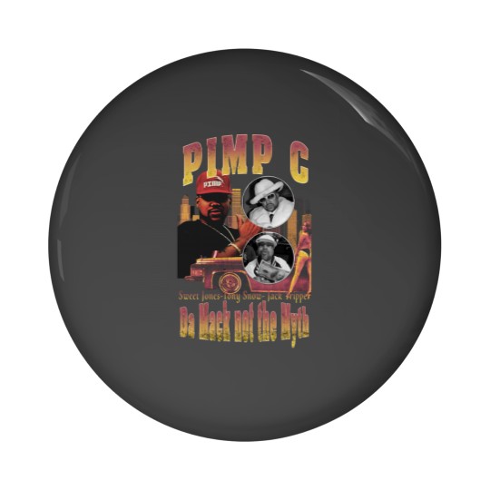 Discover Pimp C Da Mack Not The Myth Pin Buttons