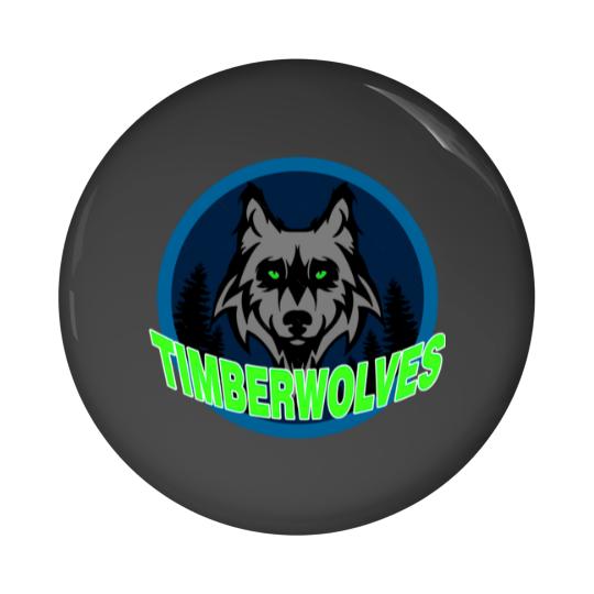 Discover Minesota Timberwolves Sticker Pin Buttons