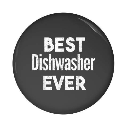 Discover Distressed Best dishwasher Ever Pin Buttons