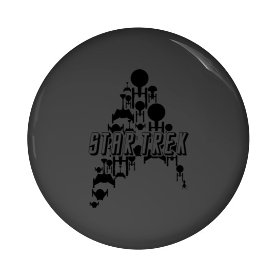 Discover Starship Trek (Black Variant)Starship Trek (Black Variant) Pin Buttons