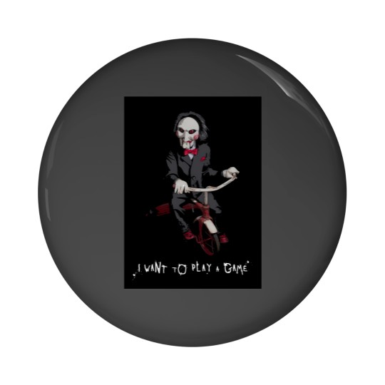 Discover Saw - I Want To Play A Game Pin Buttons