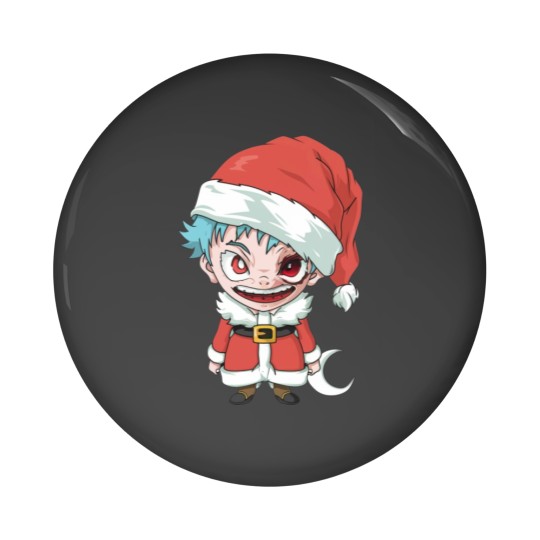Discover Young Santa Claus Sticker Pin Buttons