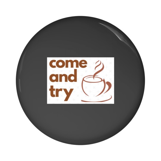 Discover My Coffee Sticker Pin Buttons