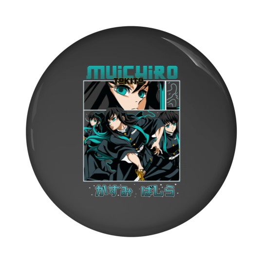 Discover Blade of Serenity Muichiro Tokito's Tranquil Strength Pin Buttons