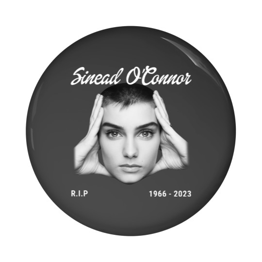 Discover Sinead RIP 1966-2023 OConnor Pin Buttons