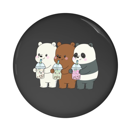 Discover We Bare Bears Active Pin Buttons