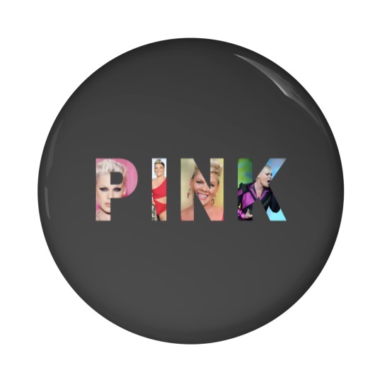 Discover Pink Concert Pin Button