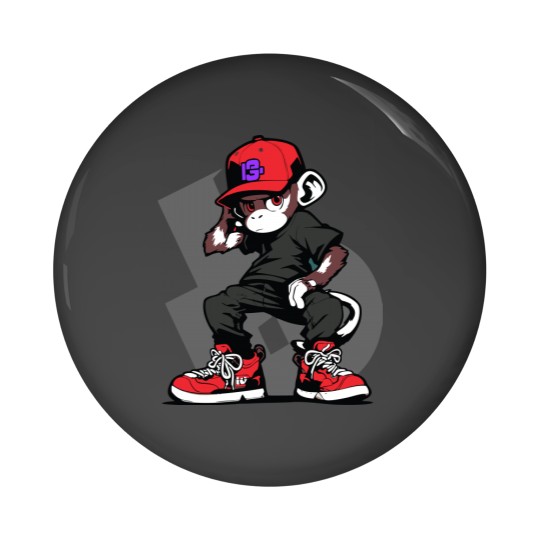 Discover Monkeys are smart and agile animals Pin Buttons