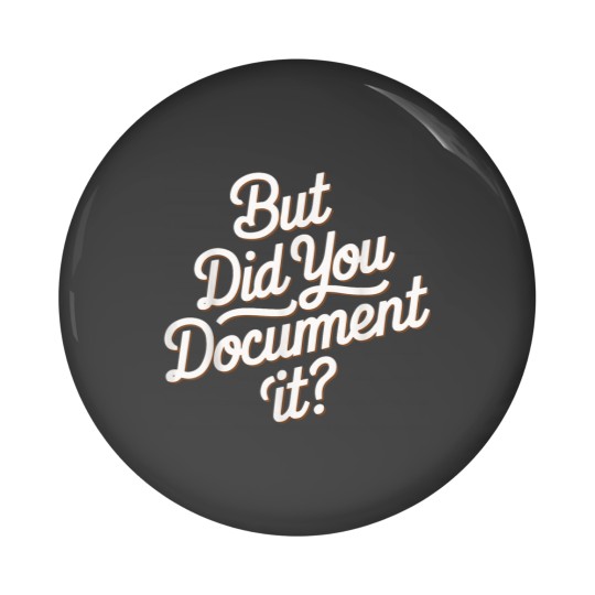 Discover But Did You Document It Pin Buttons