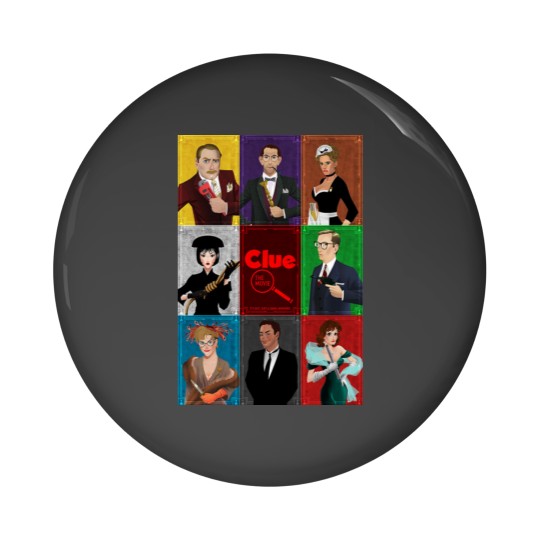 Discover clue horror Pin Buttons