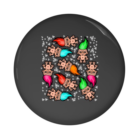 Discover Troll Pattern Pin Buttons