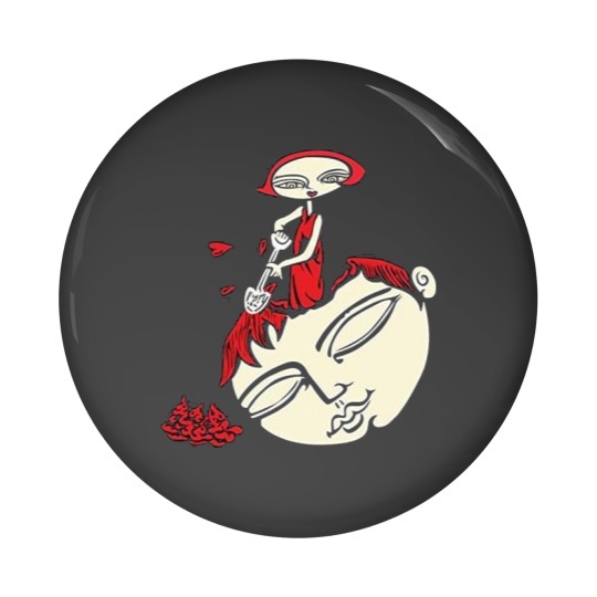Discover Cut Hair Incubuss Pin Buttons