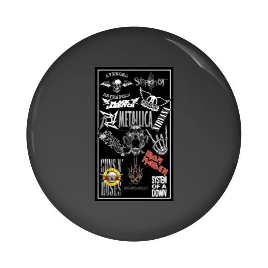 Discover band vintage Pin Buttons