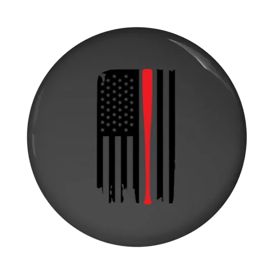 Discover With American Flag Pin Buttons