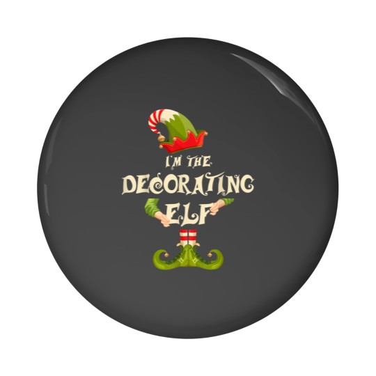 Discover Im The Decorating Elf Shirt Women Christmas Pajamas Costume 6728 Pin Buttons