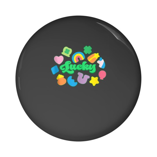 Discover Lucky Charm Shapes Marshmallows Happy St Patricks Day Irish Pin Buttons