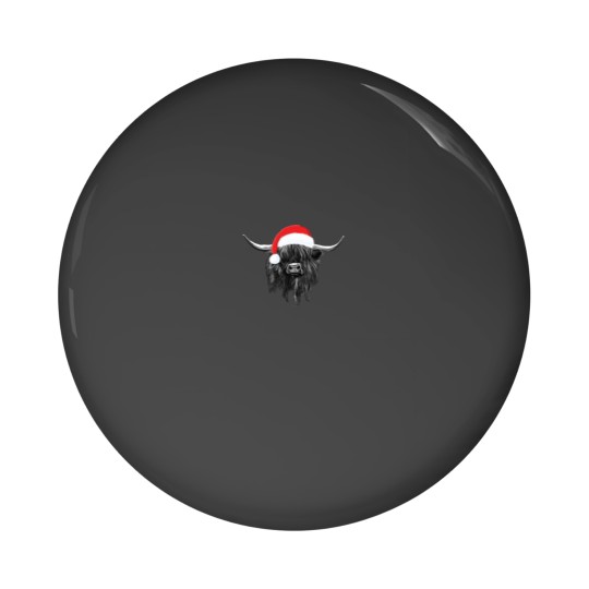 Discover Scottish Highland Cow Christmas Santa Hat Pin Buttons