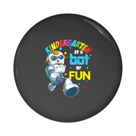 Discover Kids Back to School Kindergarten Cool Robot 4393 Pin Buttons