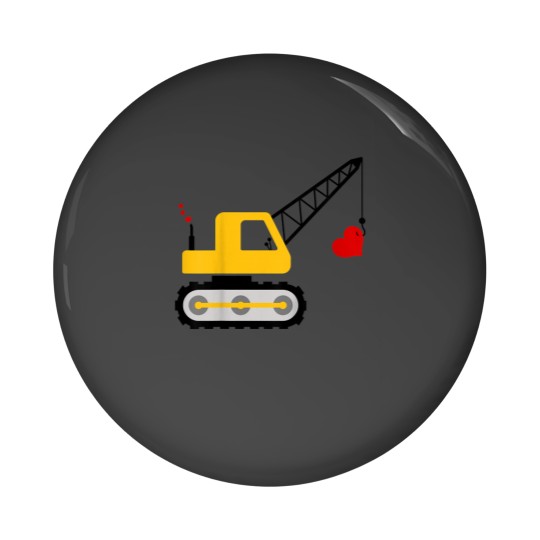 Discover Kids Construction Truck Valentines Day Toddler Boy Pin Buttons
