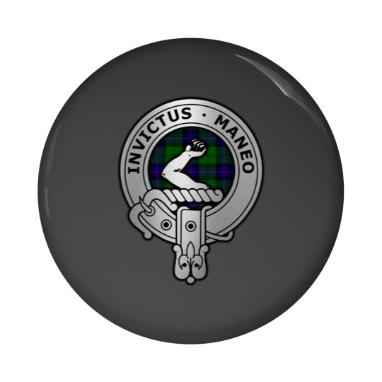 Discover Clan Armstrong Crest & Tartan 1 Pin Buttons
