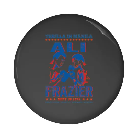 Discover Thrilla in Manila Ali V's Frazier Vintage 1 Pin Buttons