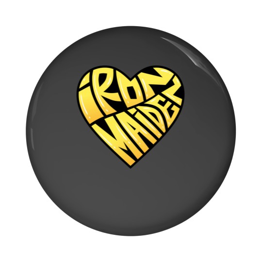 Discover Iron band warp text Pin Buttons