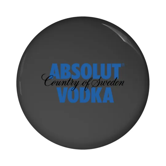 Discover Absolut Vodka Logo Pin Buttons