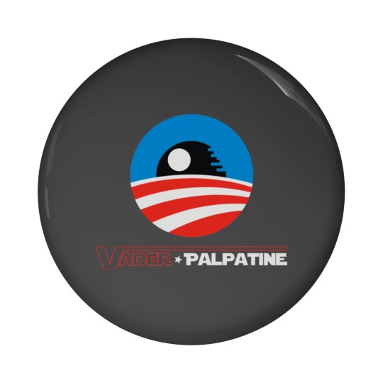 Discover Vader Palpatine Pin Buttons
