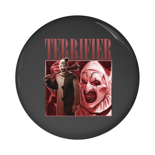 Discover Terrifier Horror Movie Pin Button