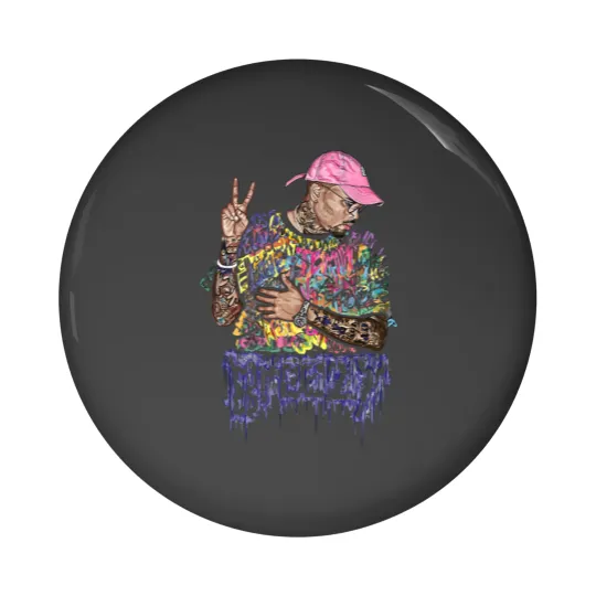 Discover Chris Brown Pin Buttons