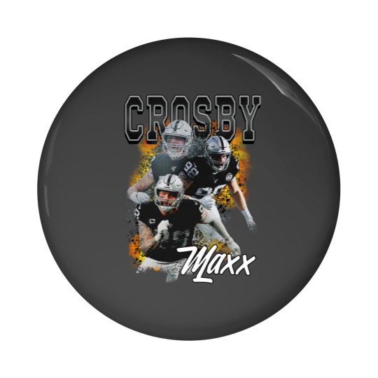 Discover Maxx Crosby Unisex Vintage Pin Buttons, Vintage Maxx Crosby