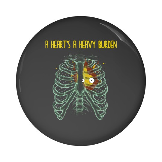 Discover A Heart's Heavy Burden Pin Buttons