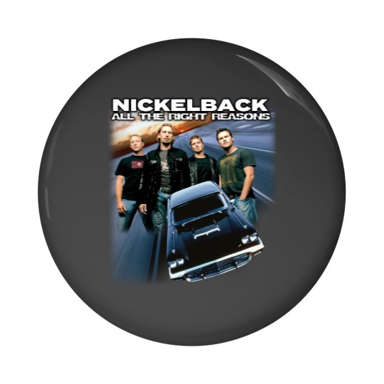 Discover Nickelback Music Pin Buttons, Vintage Get Rollin' Tour 2023 Tickets Album Pin Buttons