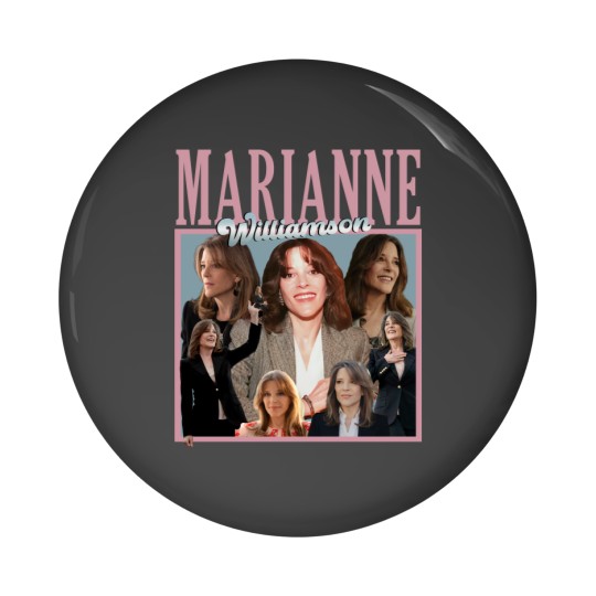 Discover Marianne Williamson Band Pin Buttons, 2024 Music Tour Pin Buttons, Gift For Fan