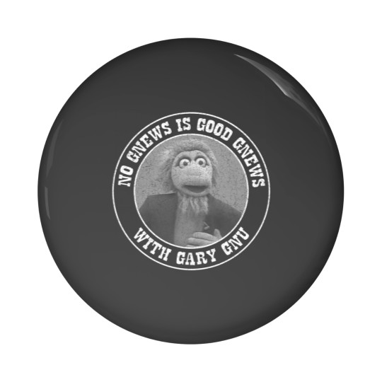 Discover No Gnews Is Good Gnews With Gary Gnu - The Great Space Coaster Pin Buttons Pin Buttons