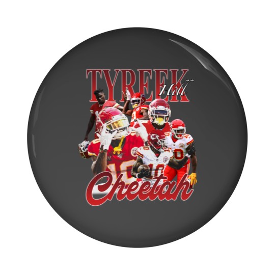 Discover Tyreek Hill Vintage 90s Graphic Pin Button - Bootleg Rap Collection