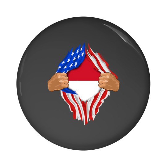 Discover Indonesian Blood Inside Me Indonesia Flag Gift Pin Buttons