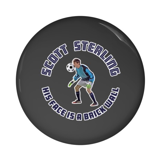 Discover Studio C - Scott Sterling - Brick wall Pin Buttons