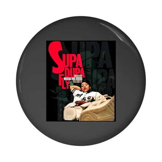 Discover Missy Elliott Rapper Supa Dupa Fly Unisex Pin Buttons, Missy Elliott Clothing