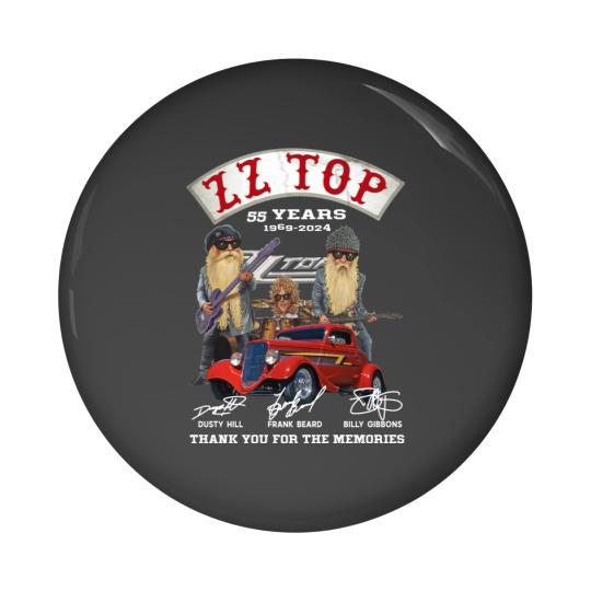 Discover ZZ Top 55 Years Thank You Pin Buttons