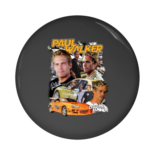 Discover Fast and Furious Pin Button featuring Paul Walker