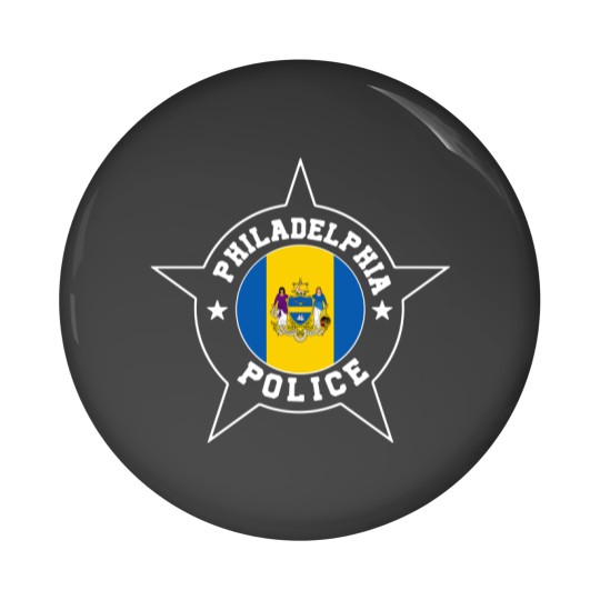 Discover Philadelphia Police T  - Philadelphia flag Pin Buttons