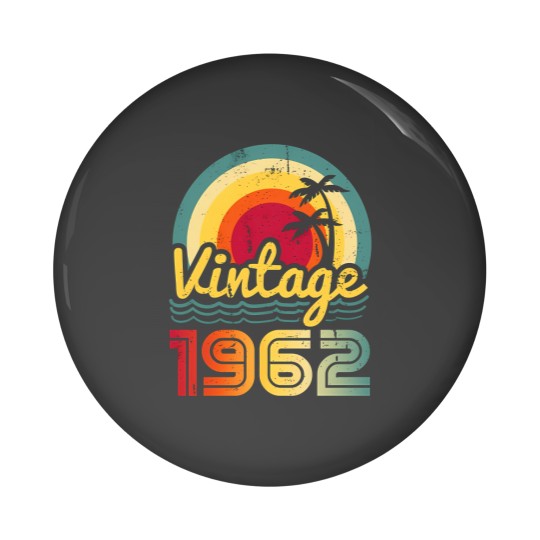 Discover Vintage 1962 Pin Buttons