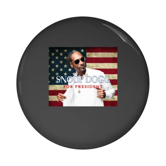 Discover Snoop Dogg For President 2024 Pin Buttons