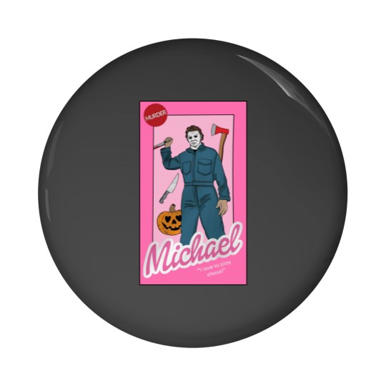 Discover Michael Myers  Pin Buttons Horror Valentine's Day Gifts