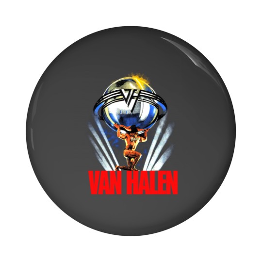 Discover Vintage van 5150 86 tour paper thin Pin Buttons