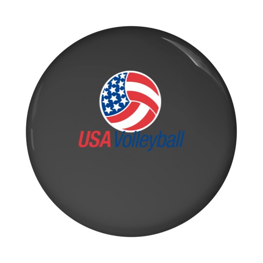 Discover USA Volleyball Pin Buttons